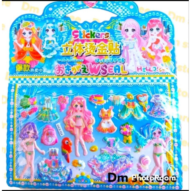 

Stiker timbul bentuk tas/ bp stiker
