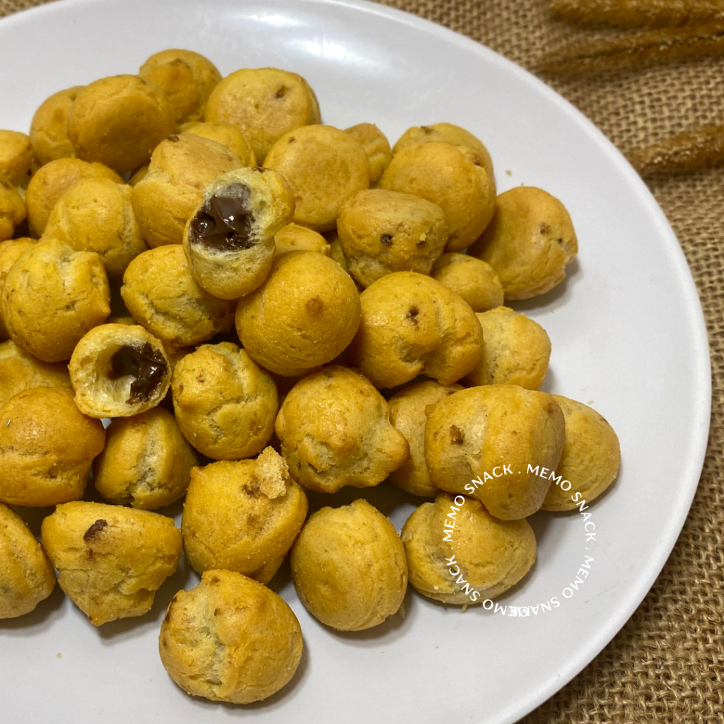 

Soes Cokelat Kue Sus Coklat Lumer Enak Renyah 250 gram Snack Kiloan - Memo Snack