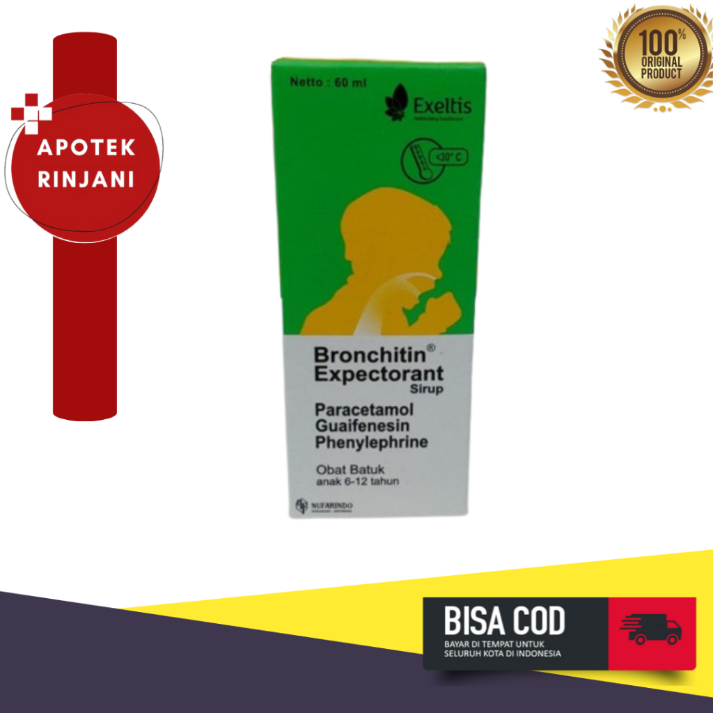 BRONCHITIN EXPECTORANT SIRUP BATUK ANAK (60 ML)