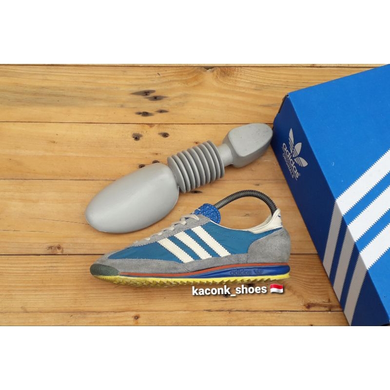 SEPATU SNEAKERS CASUAL ADIDAS SL72 SL 72 BLUE ORIGINAL