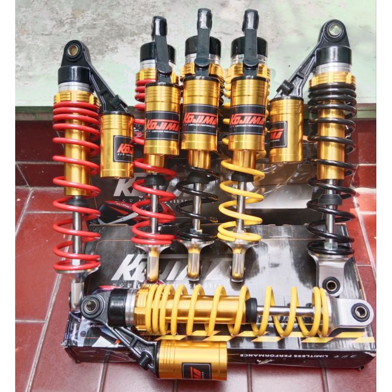 Shockbreaker double tabung kojima Hyper-01 280,320,340mm shock belakang motor Jupiter karisma rxking