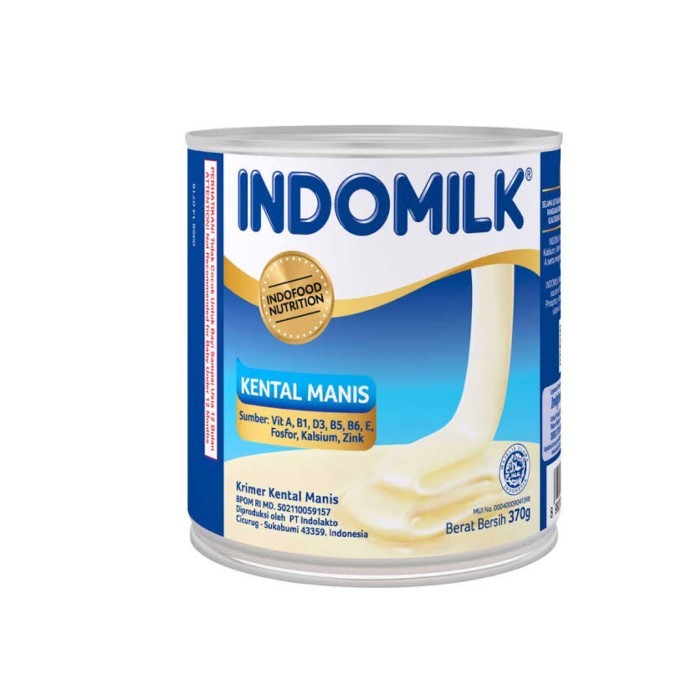 

INDOMILK KRIMER KENTAL MANIS KALENG 370 GRAM