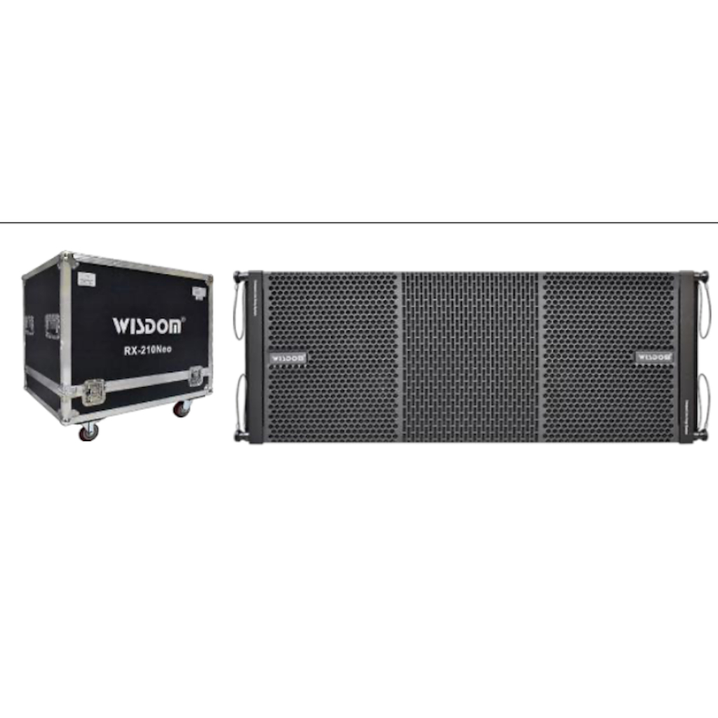(JUAL 1 HARDCASE = 2 BUAH) SPEAKER WISDOM RX210 NEO / RX 210 NEO – LINE ARRAY PASIF ORIGINAL
