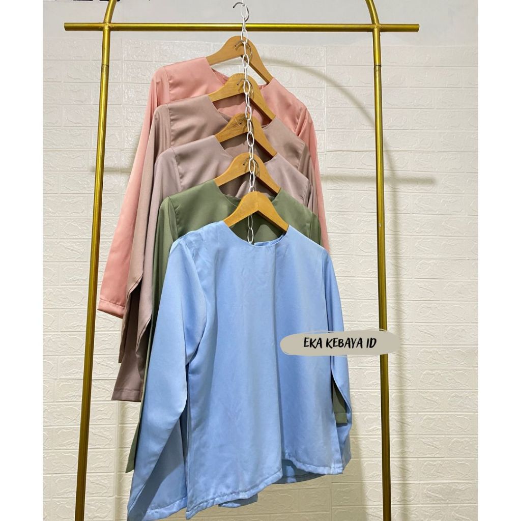 Eka Kebaya Id - Inner Satin Lengan Panjang - Dalaman Manset Kebaya
