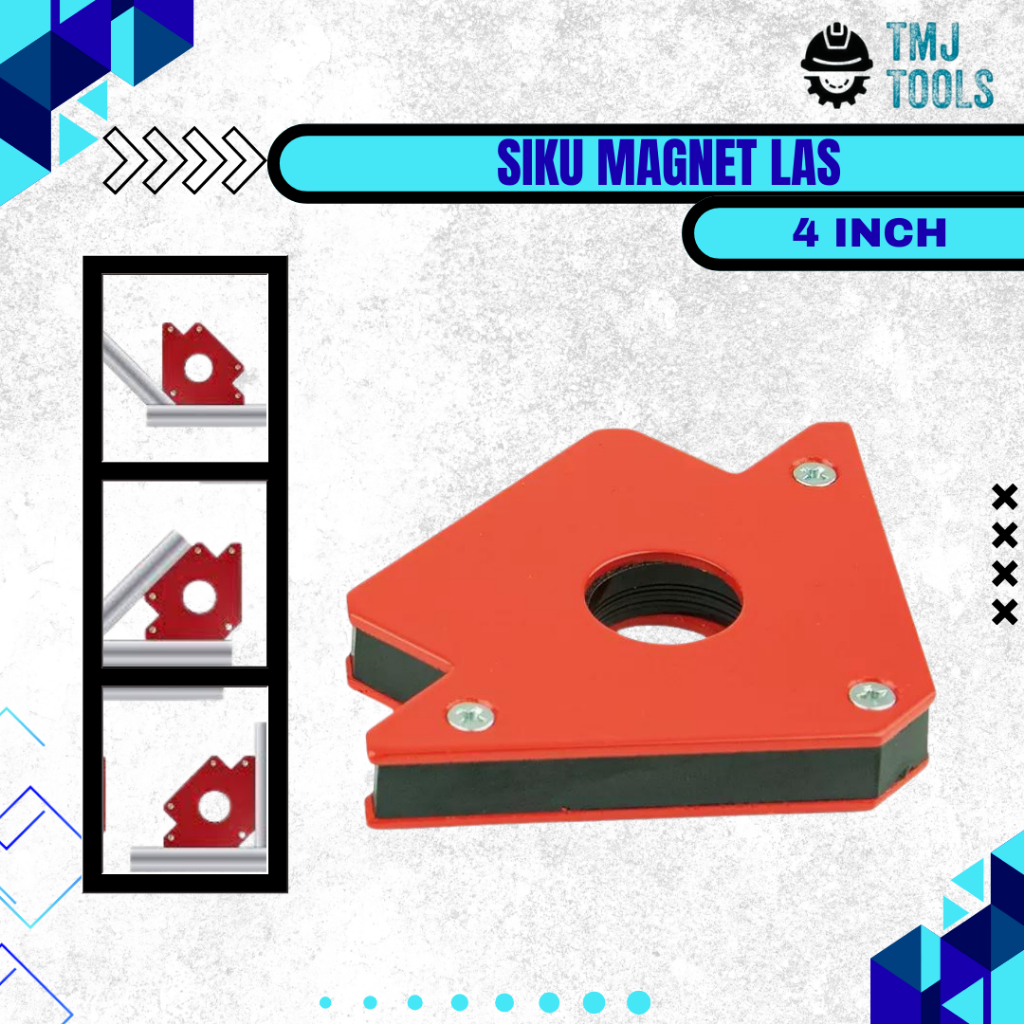 Panah Siku Magnet Besi Las Wipro 4" Arrow Magnetic Welding Holder Jig Klem Siku Sudut Besi 90 Corner