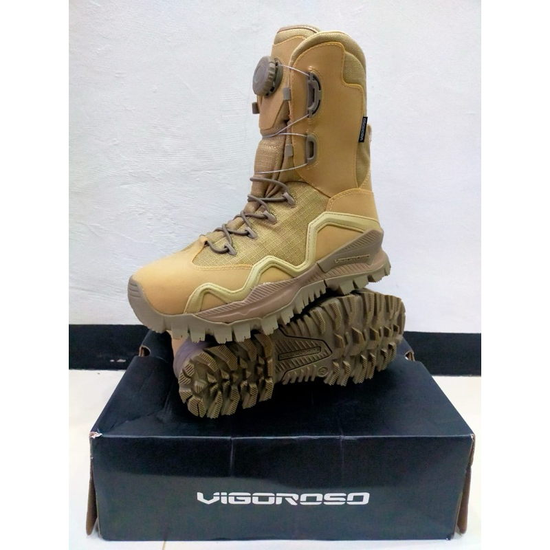Sepatu PDL putar Original Vigoroso Gurun Terbaru / Sepatu PDL TNI / Sepatu PDL Polri