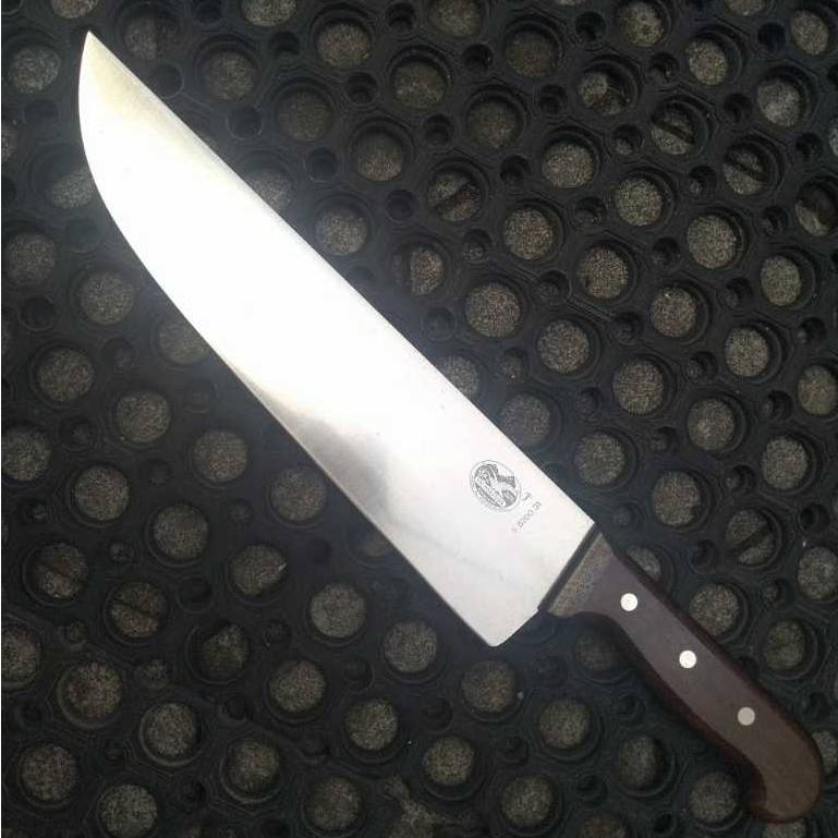 Pisau Sembelih 31cm Victorinox Cap Payung 5.8200.31 Crossbow Rosewood Handle Original Swiss Koleksi 