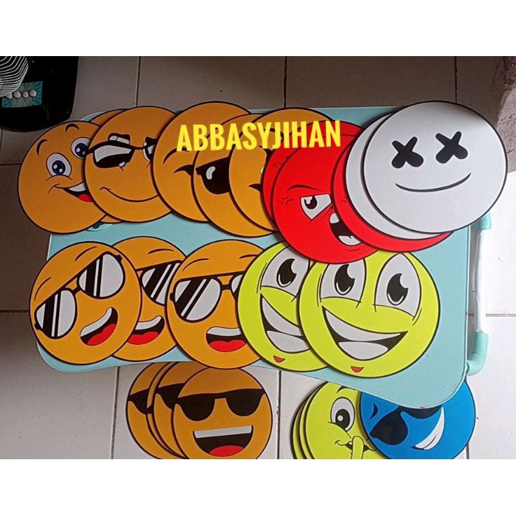 HsB Wiper mobil Wiper Emot sticker wiper emoji wiper emoticon wiper emoji 1pcs