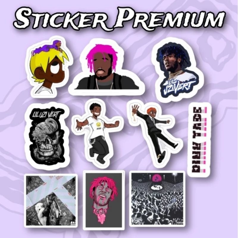 

Sticker lil uzi vert Pack 10pcs Premium Waterproof