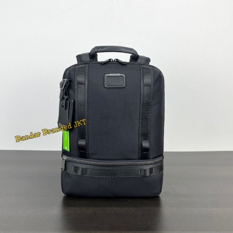 Tas Ransel Pria Branded Falcon Tactical Backpack Laptop Slim Tipis Ringan - Free Emboss Initial Name