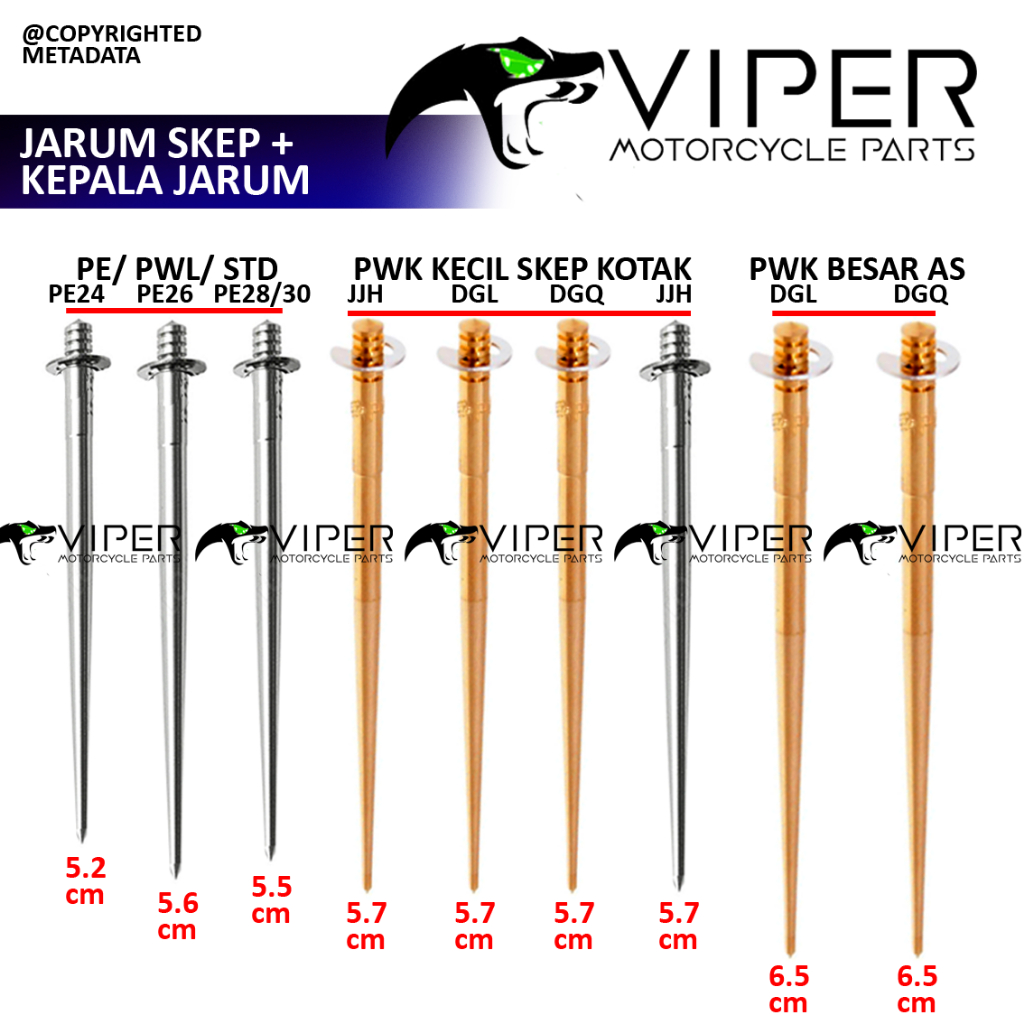 [ BISA COD ] JARUM SKEP KARBURATOR NEEDLE PE PWK PWL PWM AIRSTRIKE PIN JARUM REPAIR KIT PJ MJ SPUYER