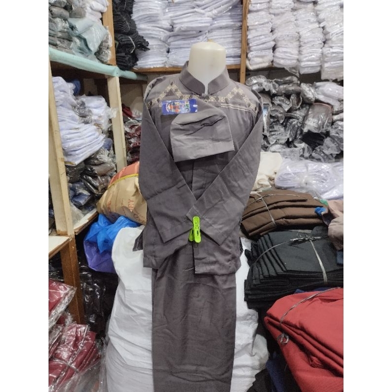 Setelan anak al-wafa full katun 4.5.6)Setelan anak al wafa,setelan koko anak al wafa,setelan muslim 