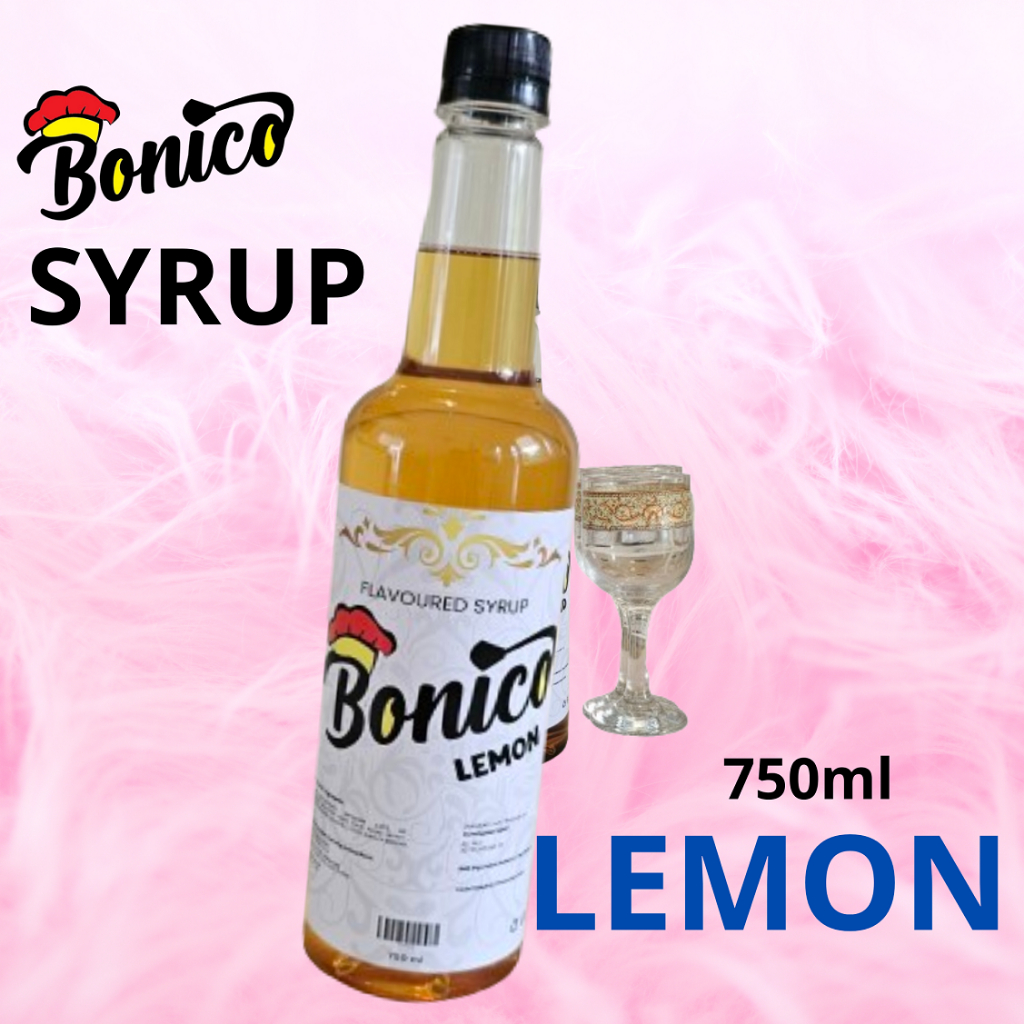 

BONICO LEMON Sirup 750 ml Premium Flavored Drink Syrup LIME stroberi minuman cafe