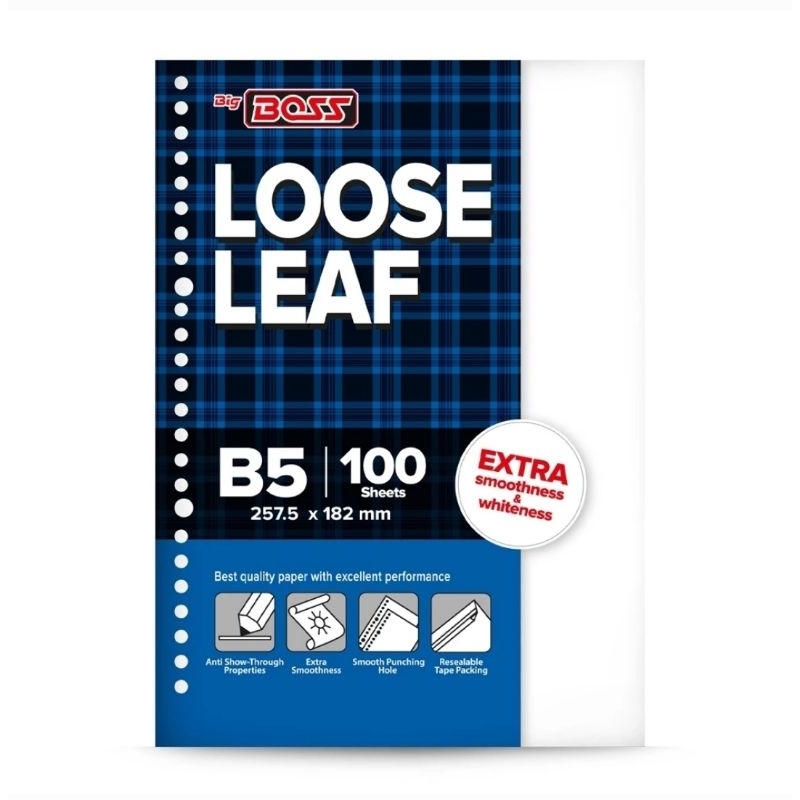 

Loose Leaf B5 100 Polos Big Boss