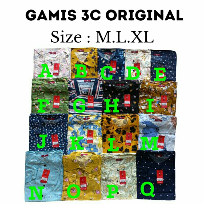 Gamis 3C Motif Original
