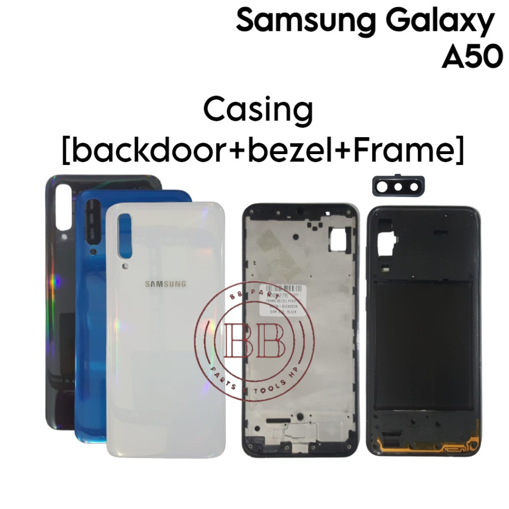 Casing Plus Frame Bezzel Tulang Tengah Samsung Galaxy A50 Samsung Galaxy A50 / A505 / A505F / A505FN