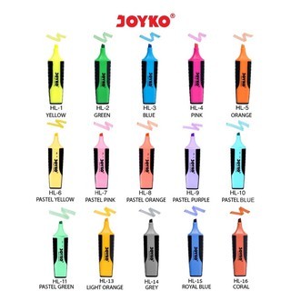 

Highlighter / Penanda Joyko HL-1 ~ 5 Stabilo Color