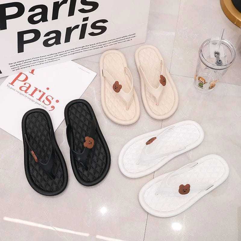 Sandal Wanita Kekinian Muka Cemen Panda