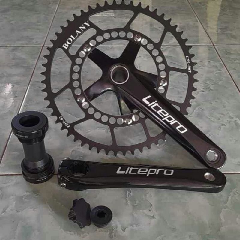 Cank Crankset Hollotech 2 Sepedalipat Gravel Roadbike