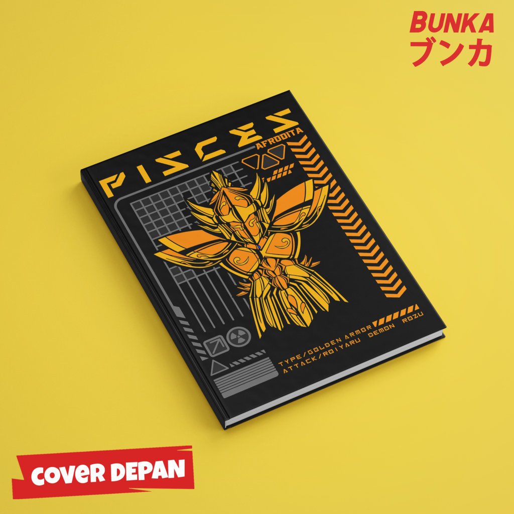 

Note Book Aesthetic Anime Saint Seiya Pisces Hardcover A5 Buku Tulis Catatan Notes Agenda Planner Jurnal vintage buku catatan story book kado anniversary valentine cowok cewek murah