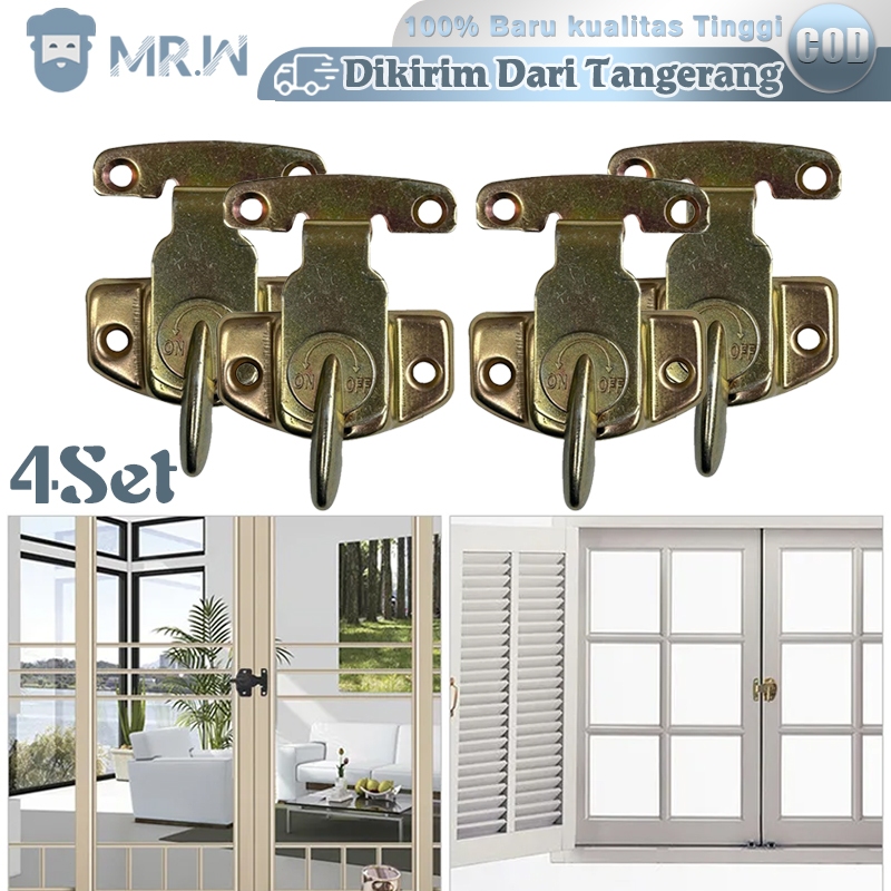 4pcs/set kunci pintu geser sliding Table Lock grendel pintu sleding kunci pintu sliding gerendel pin