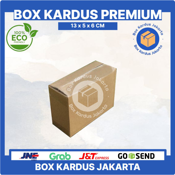 

KARDUS BOX JAKARTA POLOS Uk. 13x5x9 CM