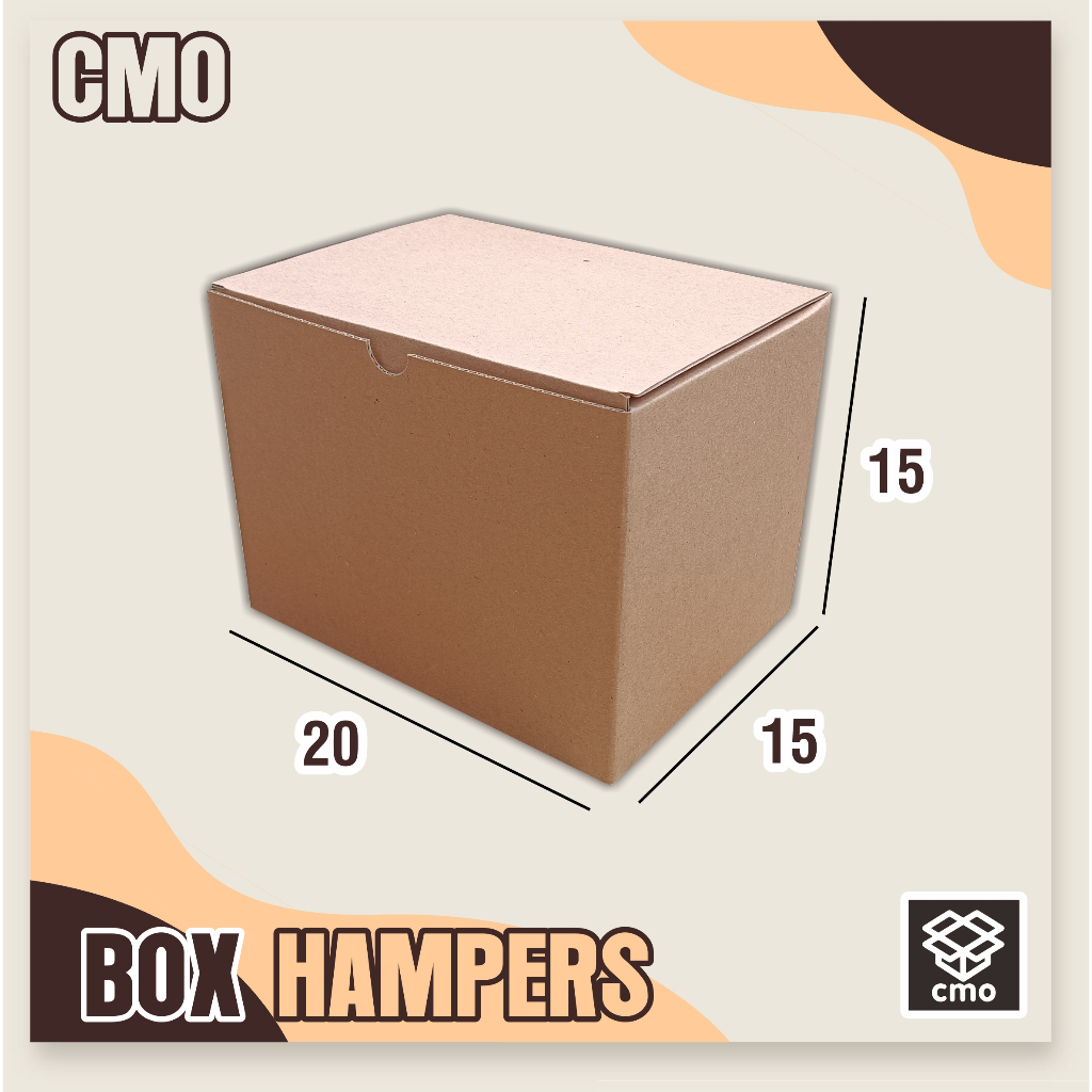 

Box hampers 20x15x15 cm HAMPERS/KADO/GIFT/POLOS/BOX HAMPERS/BOX SOUVENIR/BOX KOSMETIK