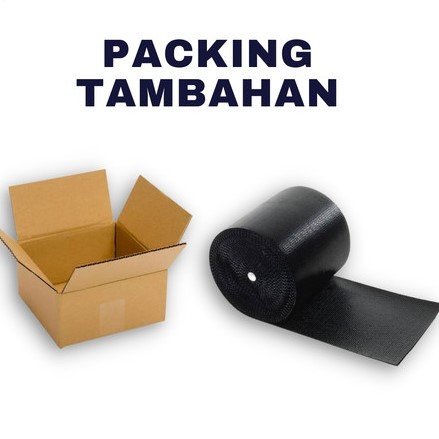 

Packing Tambahan Kardus + Bubble Pelindung Supaya Paket Lebih Aman