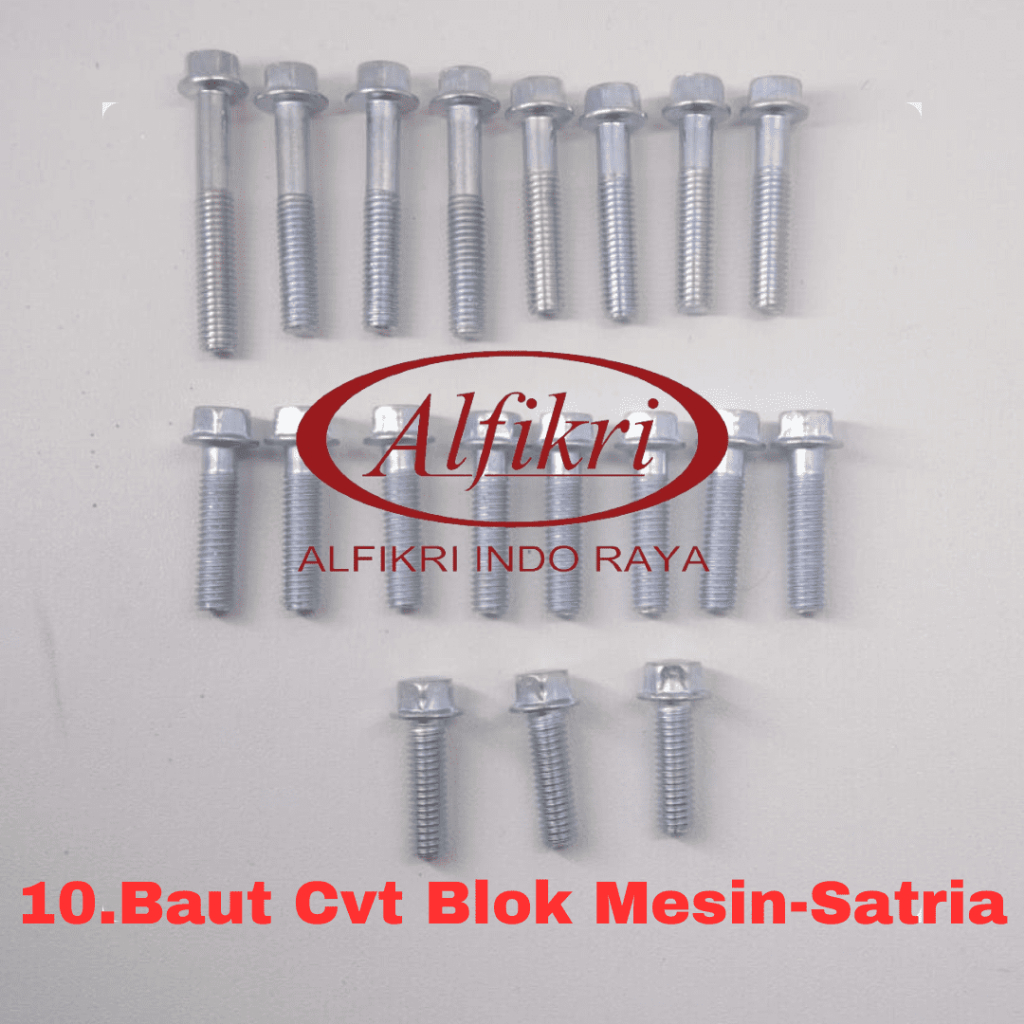 10-10 Block Mesin Satria Hiu Lumba 1Set / Baut Block Mesin Suzuki Satria Hiu Lumba 1Set / Baut Baud 