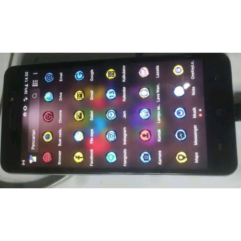 lcd tochscreen lava iris 870