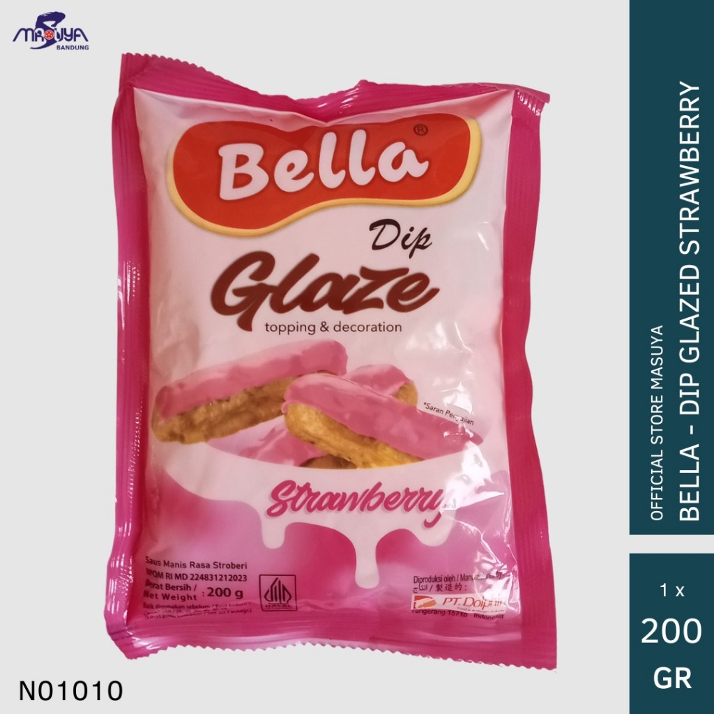 

Bella Dip Glaze Rasa Strawberry 200 Gram isi 5 pck