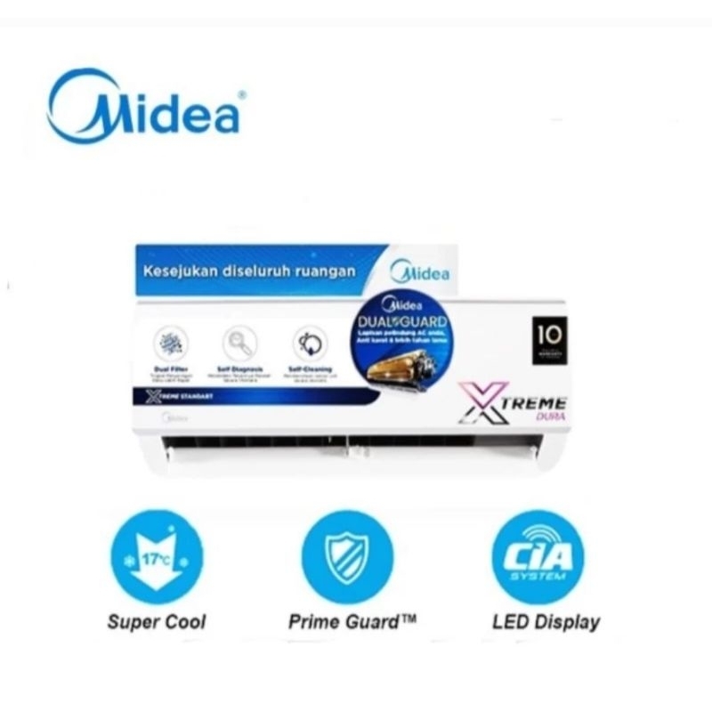 AC MIDEA MSAF-07CRN2 ¾PK GOLD FINE HEMAT LISTRIK AC 3/4PK MIDEA