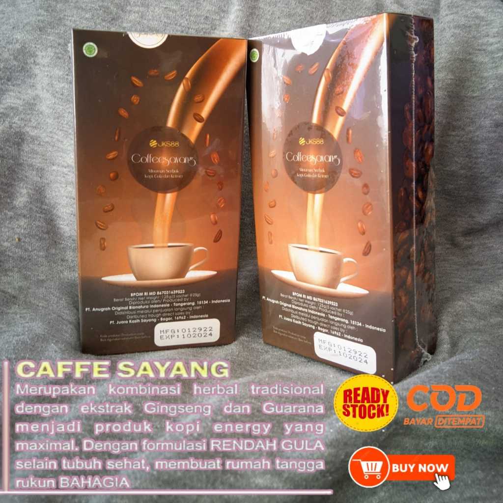 

KOPI SAYANG JKS88 MINUMAN SERBUK KOPI GULOA DAN KRIMER 100% ORIGINAL
