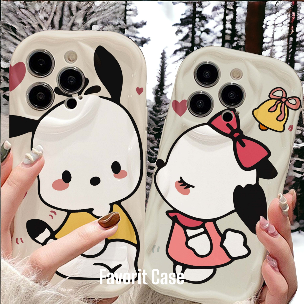 Soft Case Oppo F9 F11 F17 F19 PRO Polos Curly 074 075 DP Motif Hitam Lucu Silikon Casing