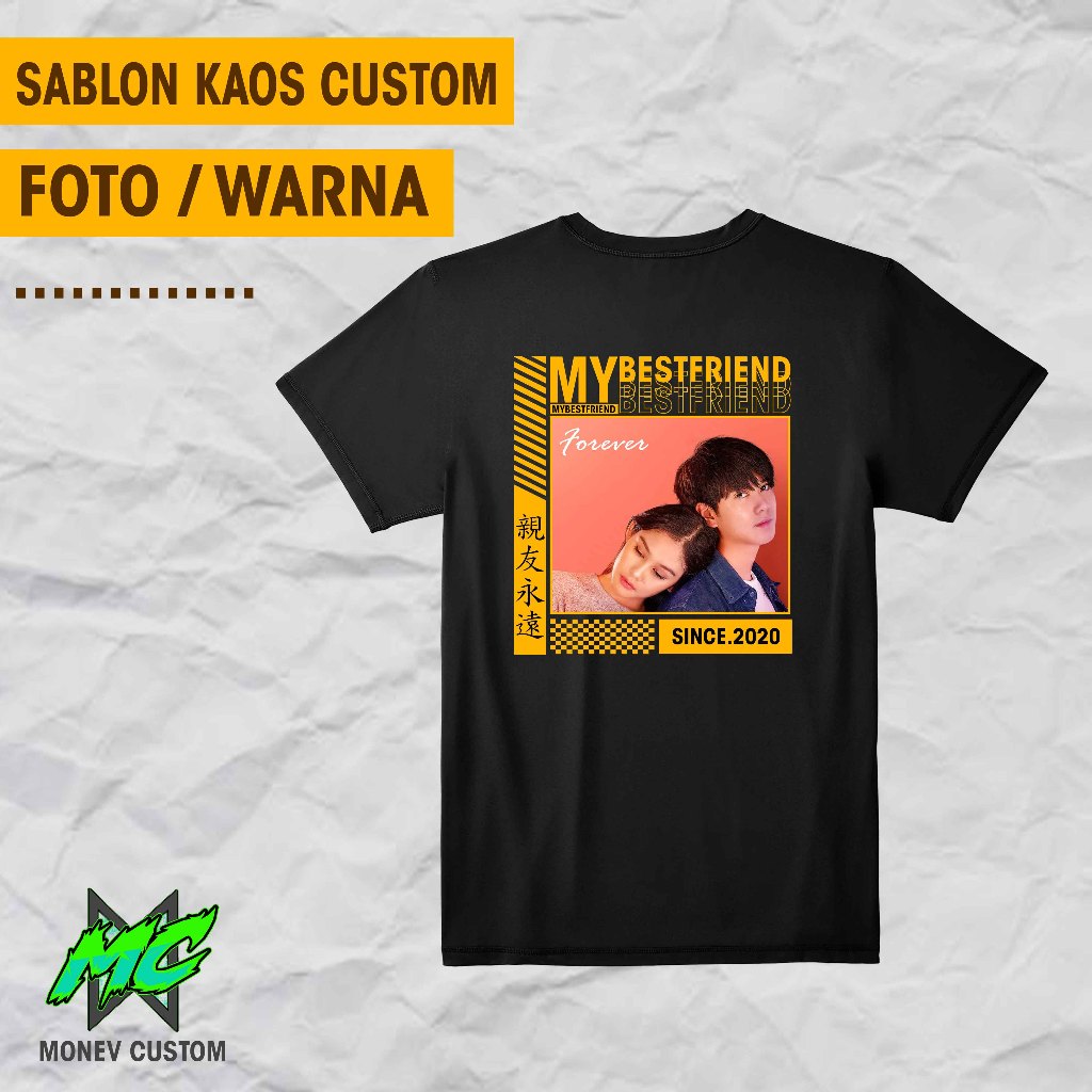 SABLON KAOS SATUAN ( DESAIN BEBAS ) / Sablon satuan / cetak kaos satuan / Cetak kaos murah / sablon 