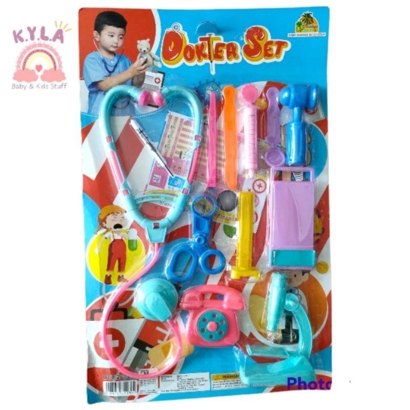 MAINAN ANAK PEREMPUAN DOCTOR DOKTER SET MAINAN DOKTER ANAK MAINAN PERAN DOKTER ANAK STETOSKOP MAINAN