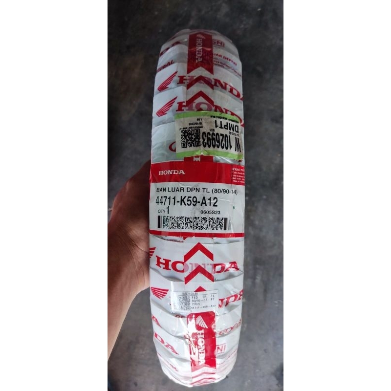 Ban motor AHM, FEDERAL TUBELESS RING 14
