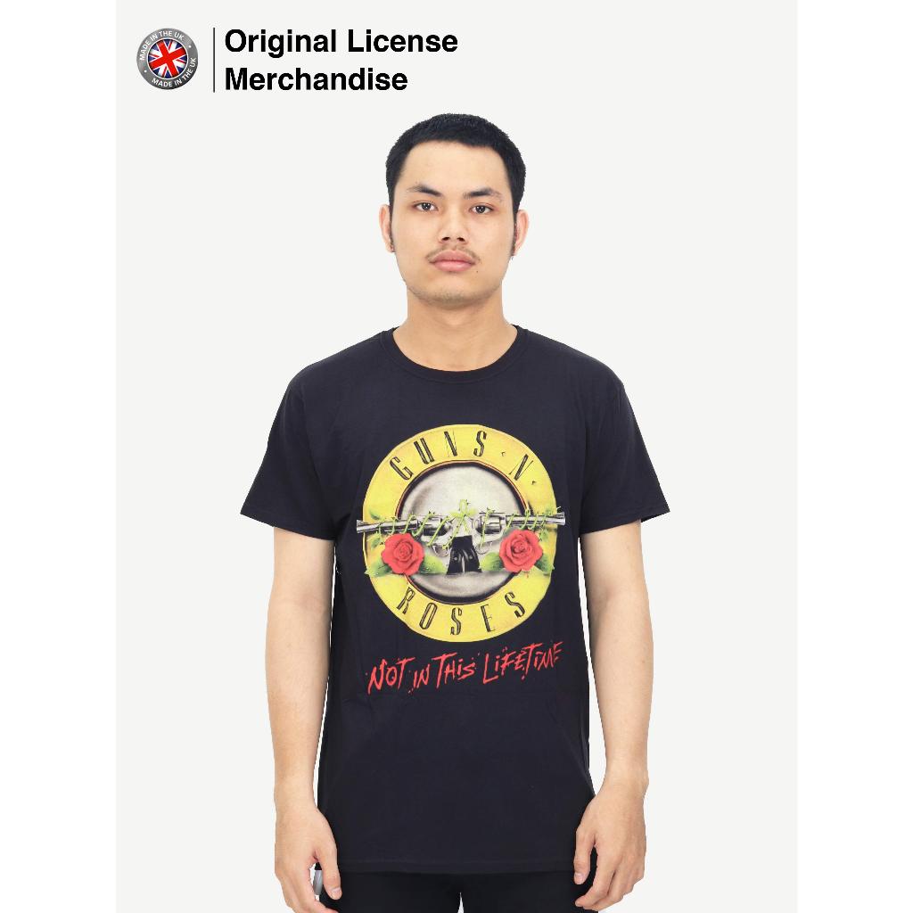 Kaos Baju Katun Pendek Hitam Pria Wanita Premium Band Musik Rock GUNS N ROSES GNR Original Not In Th