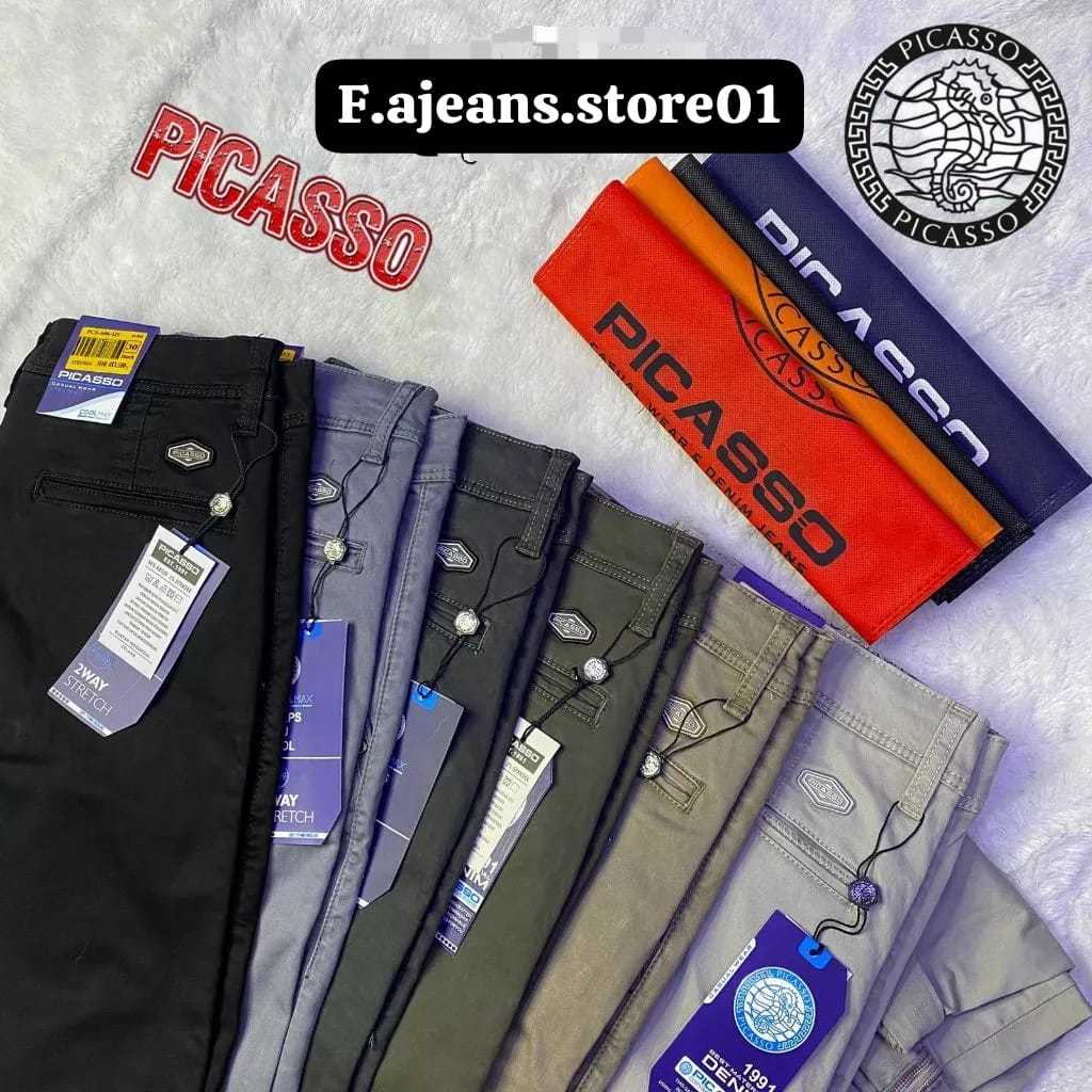 celana chino picasso stretch model terbaru celana panjang pria chino picasso celana panjang pria