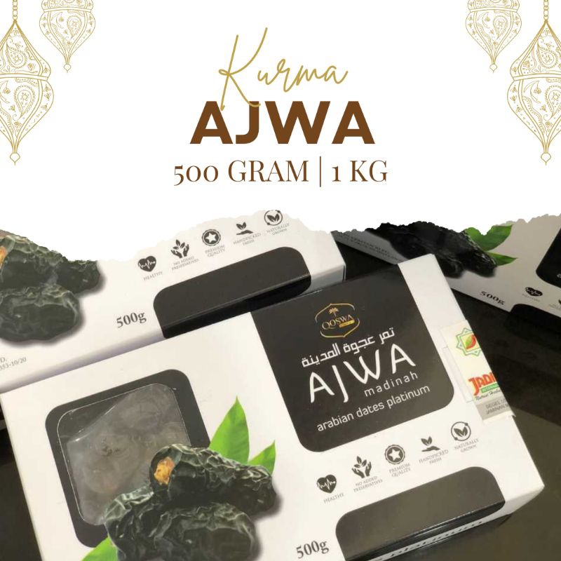 

KURMA AJWA QOSWA PREMIUM 500 GRAM || 1 KG