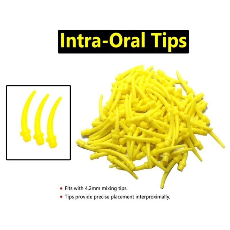 hori dental mixing tip point kuning intraoral tip