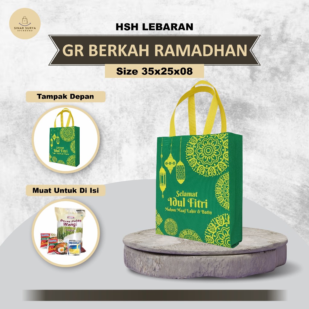

Goodie Bag Idul Fitri Lebaran Tas Spunbond Lebaran Idul Fitri Tas Hari Raya Idul Fitri Lebaran 35x25x8 Berkah Ramadhan