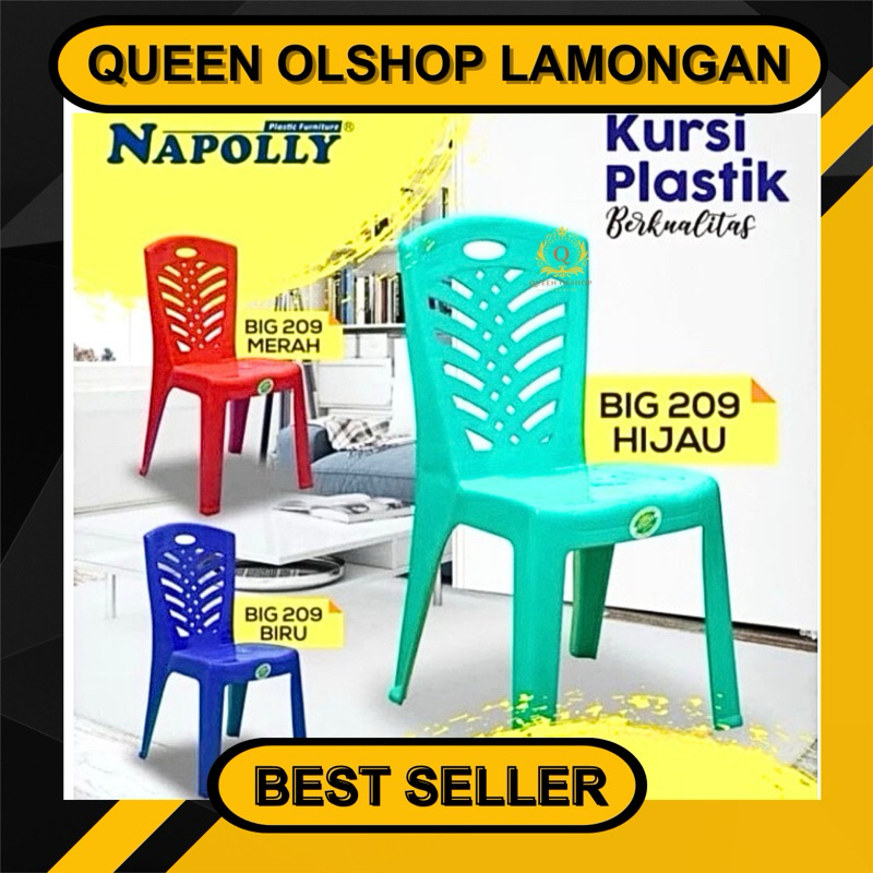 [PROMO] Kursi Serbaguna Plastik Napolly BIG 209