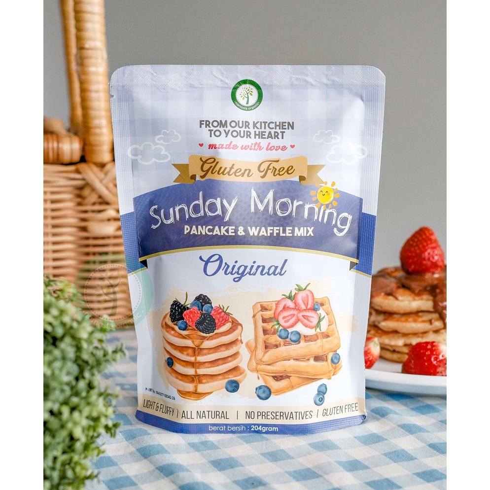 

ART H66W GLUTEN FREE SUNDAY MORNING PANCAKE AND WAFFLE MIX ORIGINAL 24GR