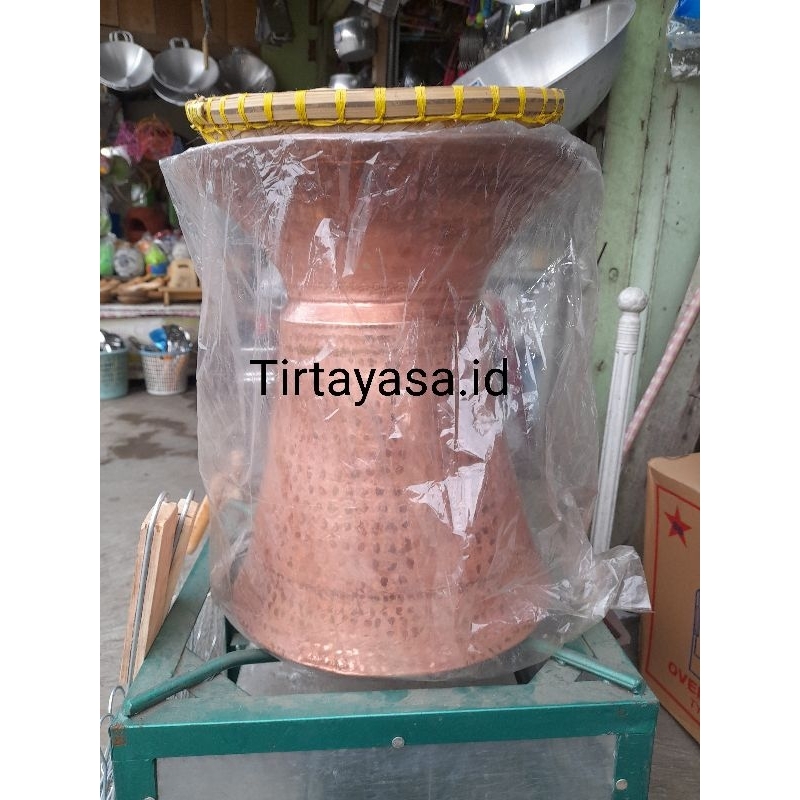 seeng tembaga asli dan kukusan bambu uk 34 - 39