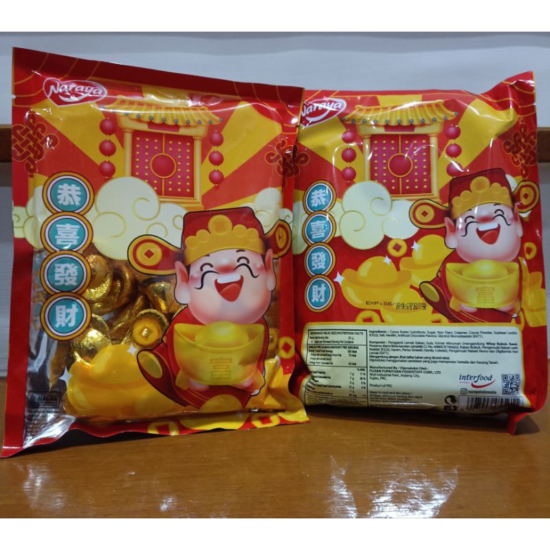 

Cokelat Koin Emas Yuen Bao NARAYA