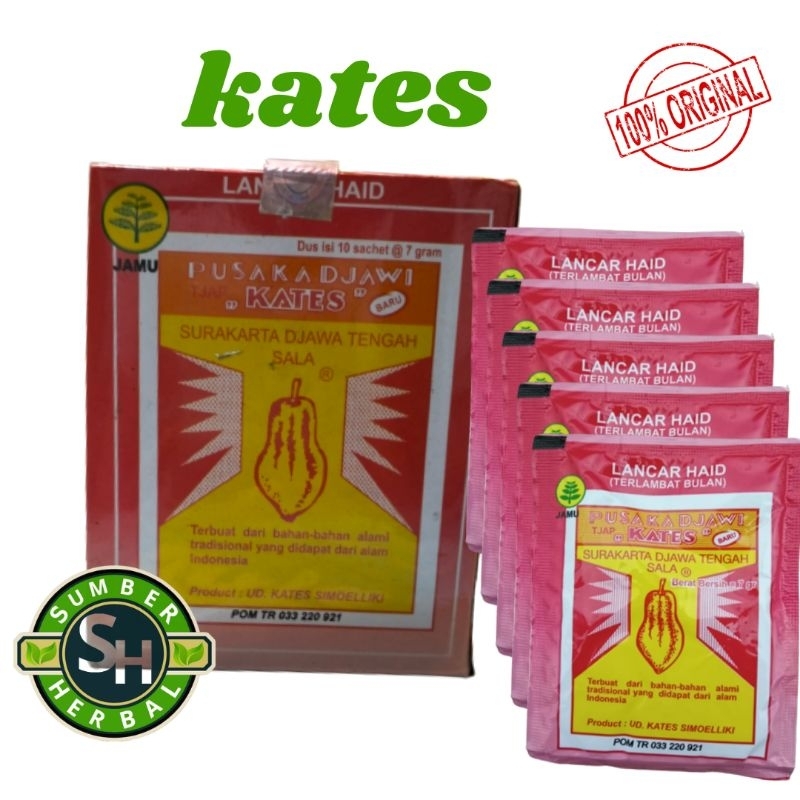 

Jamu kates/pepaya pelancar haid original