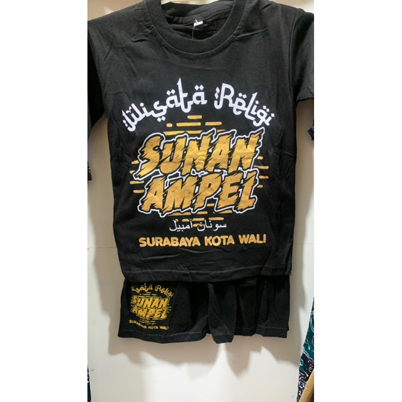 Setelan Kaos Anak Wisata Religi Sunan Ampel