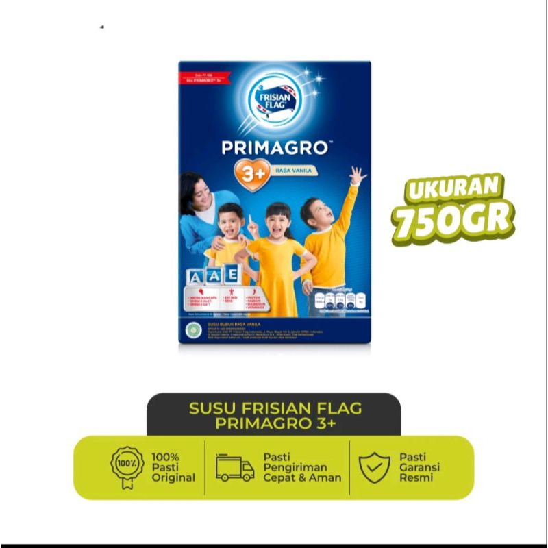 Primagro 3+ Vanila/Madu/Cokelat 750gr