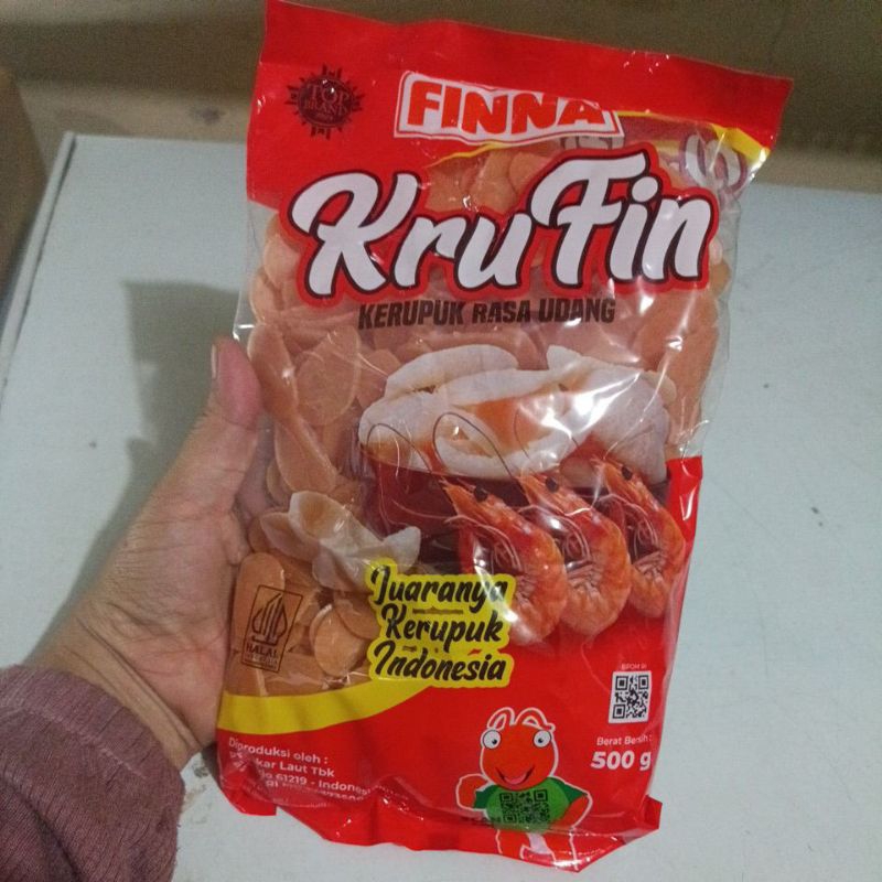 

Krufin Kerupuk Finna kemasan